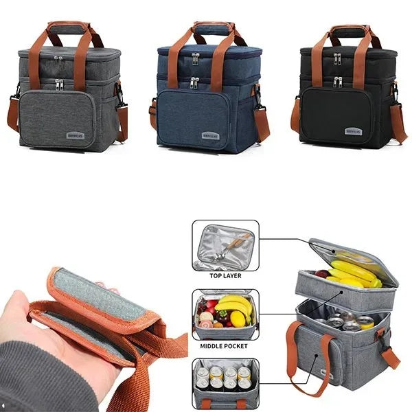 Outdoor Double Insulated Lunch Bag