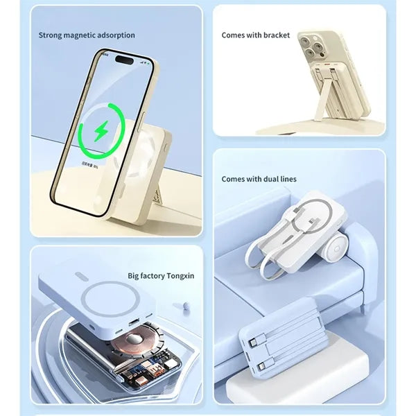 10000mAh 20W PD Wireless Magnetic Charger Power Bank