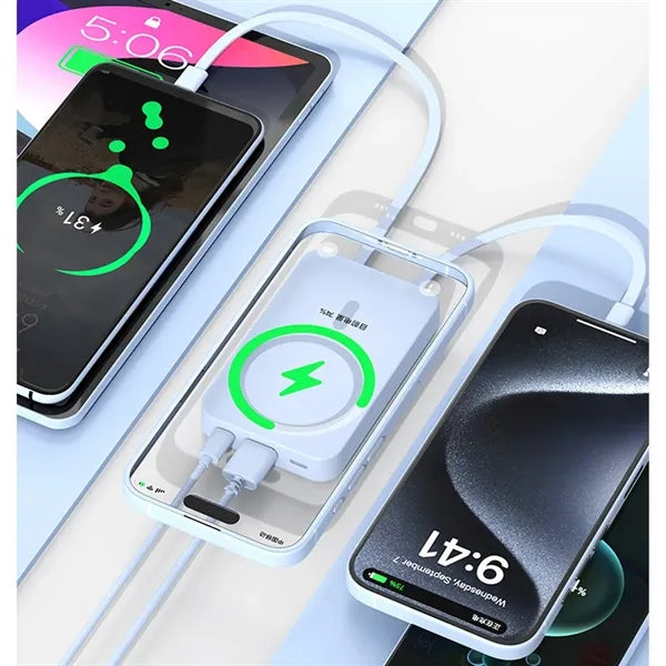 10000mAh 20W PD Wireless Magnetic Charger Power Bank
