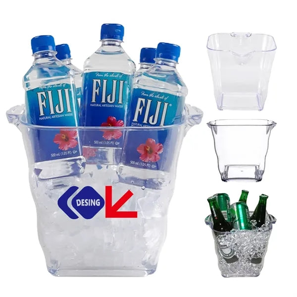 5L Plastic Double Handle Ice Bucket
