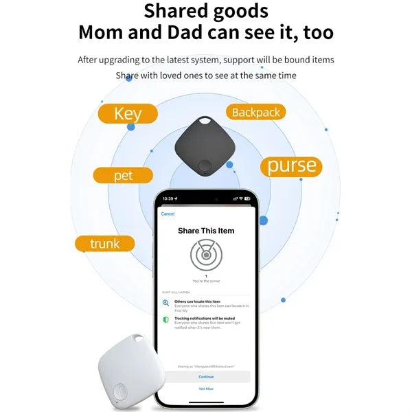 Anti-Lost Smart GPS Tracker Wireless Bluetooth Key Finder