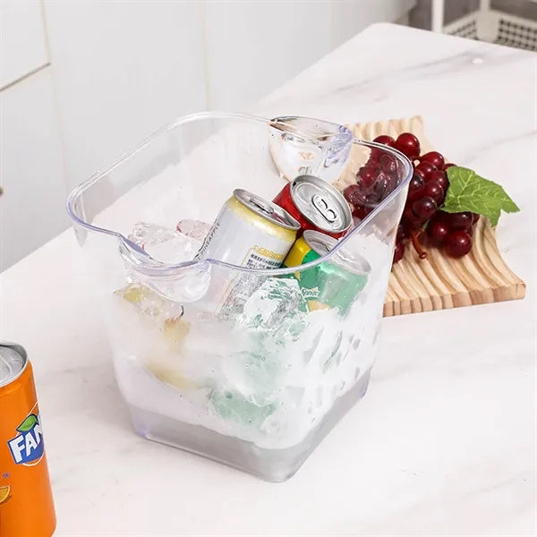 5L Plastic Double Handle Ice Bucket