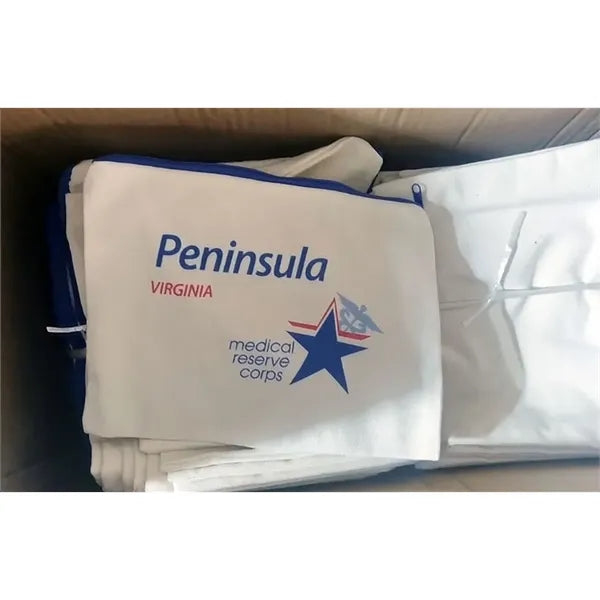 Zippered Canvas Storage Bag Medical Pouch