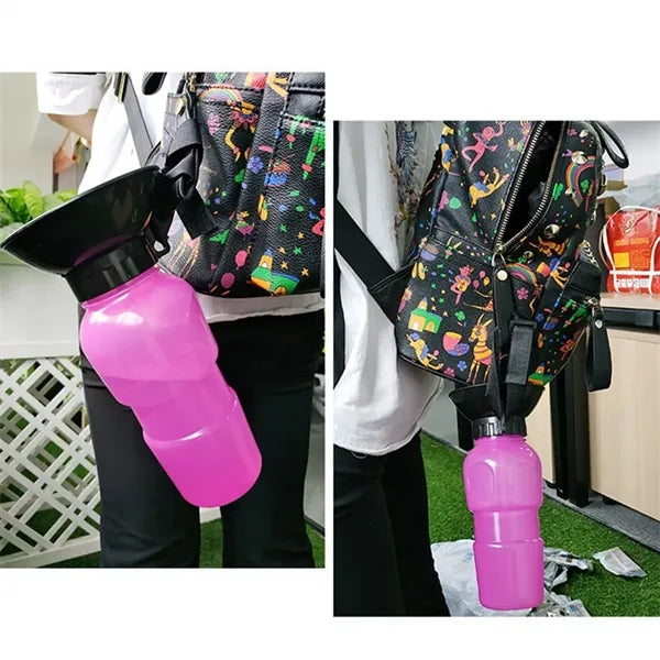 Pet Dog Outdoor Water Bottle Drinking Cup