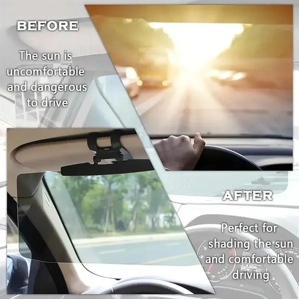 2-in-1 Universal Anti-Glare Visor Sun Extender