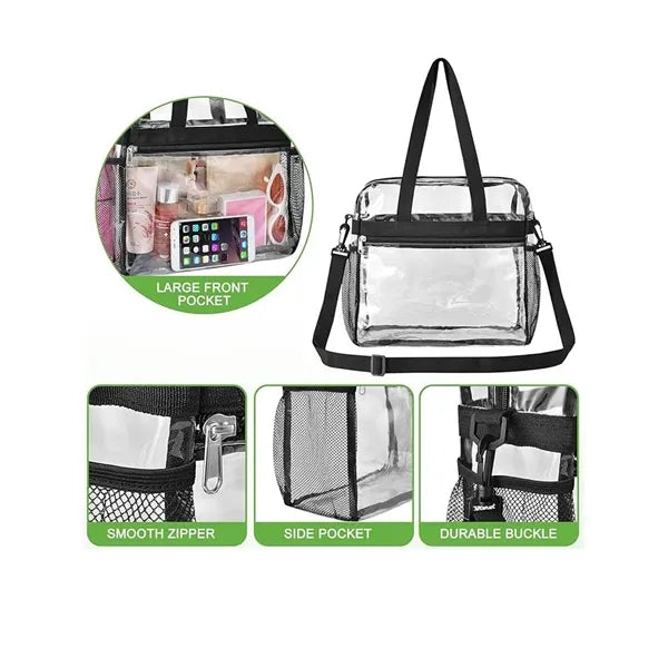 Clear Messenger Bag for Men and Women