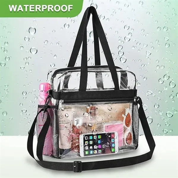 Clear Messenger Bag for Men and Women
