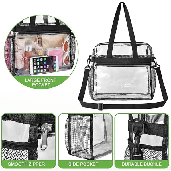 Clear Messenger Bag for Men and Women