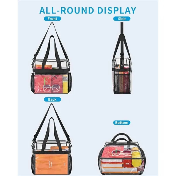 Clear Messenger Bag for Men and Women