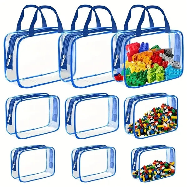 3pcs Set Of PVC Waterproof Travel Small Pouches