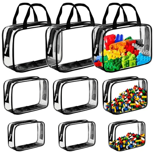 3pcs Set Of PVC Waterproof Travel Small Pouches