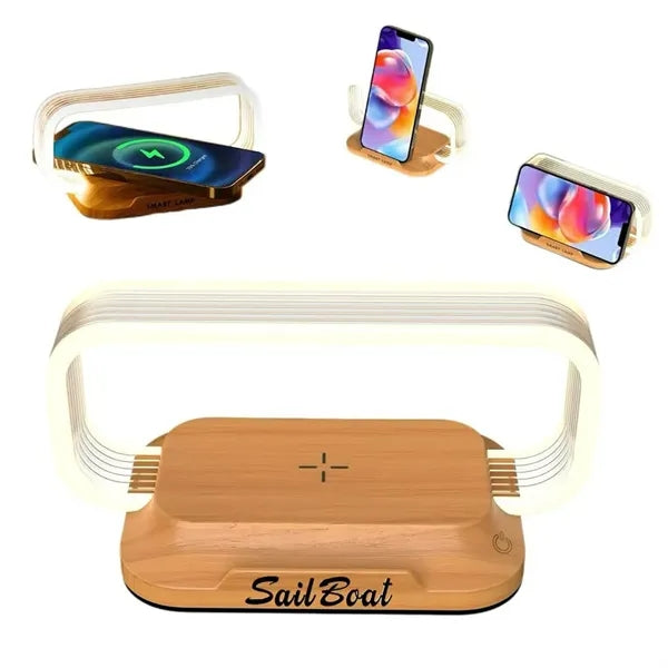 15W intelligent wireless charging desk lamp