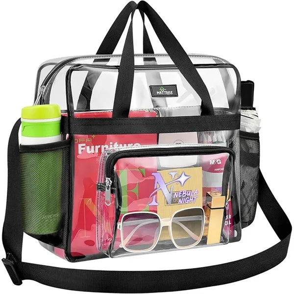Clear Beach Bag Travel Tote Transparent Handbag