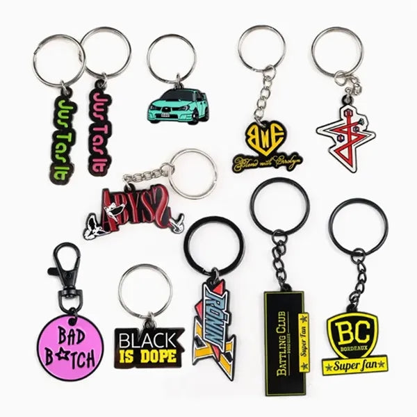 Metal Keychain Event Commemorative Gift Alloy Paint Pendant