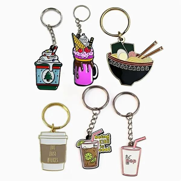 Metal Keychain Event Commemorative Gift Alloy Paint Pendant