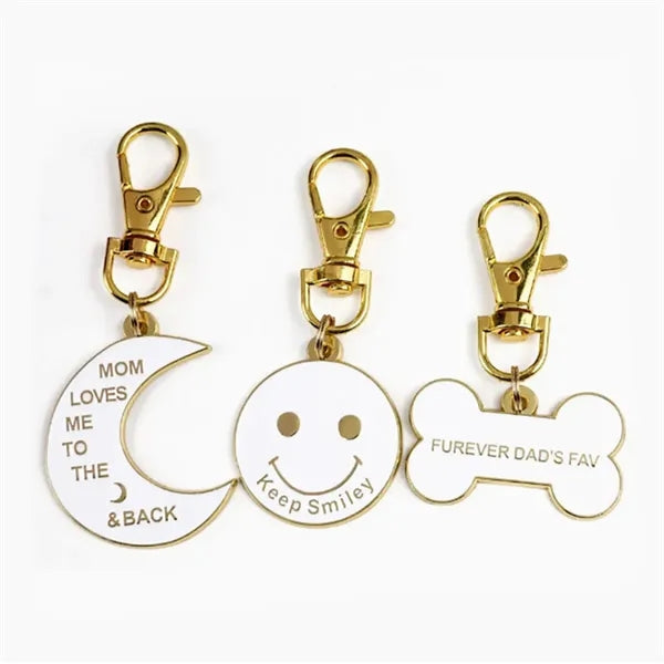 Metal Keychain Event Commemorative Gift Alloy Paint Pendant