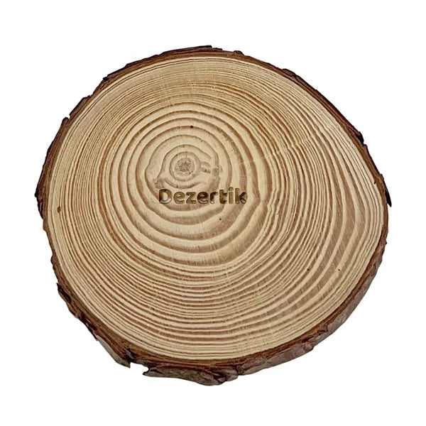 Natural Pine Wood Coasters for Household Kitchen
