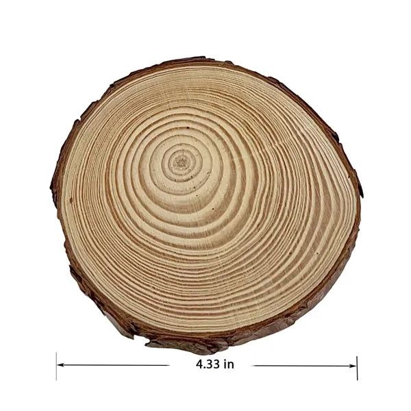 Natural Pine Wood Coasters for Household Kitchen
