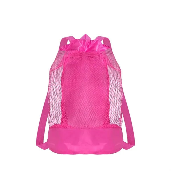 Large Beach Sand Toy Storage Mesh Backpack
