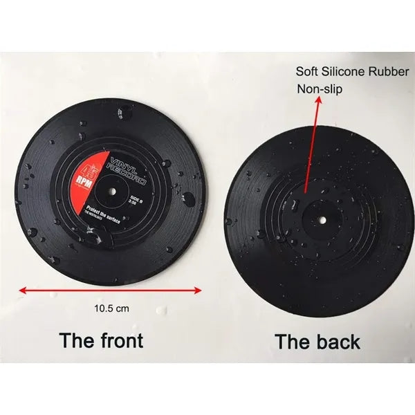 Retro CD Record Coasters