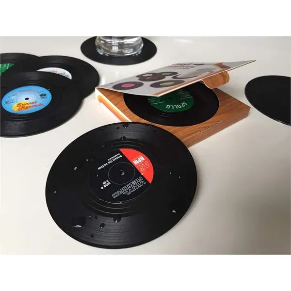 Retro CD Record Coasters