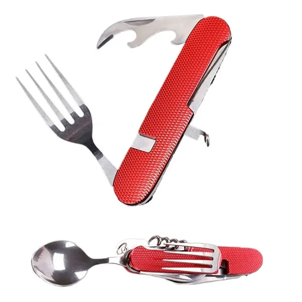 Folding Cutlery Set With Forks