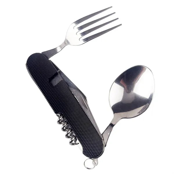 Folding Cutlery Set With Forks