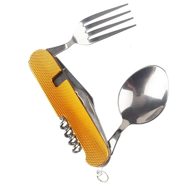 Folding Cutlery Set With Forks