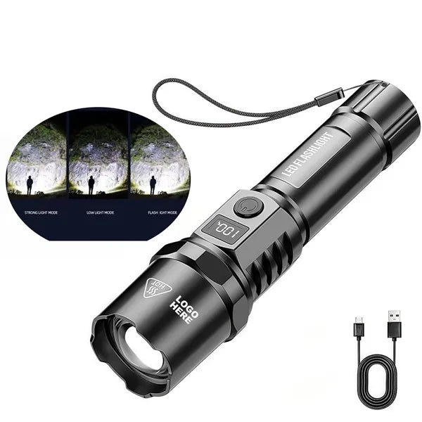 Rechargeable Torch Tactical Flashlights for Emergency Kit