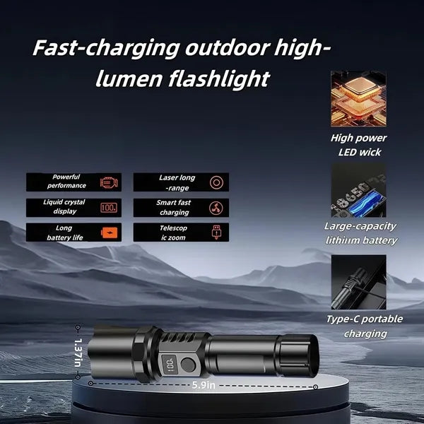 Rechargeable Torch Tactical Flashlights for Emergency Kit