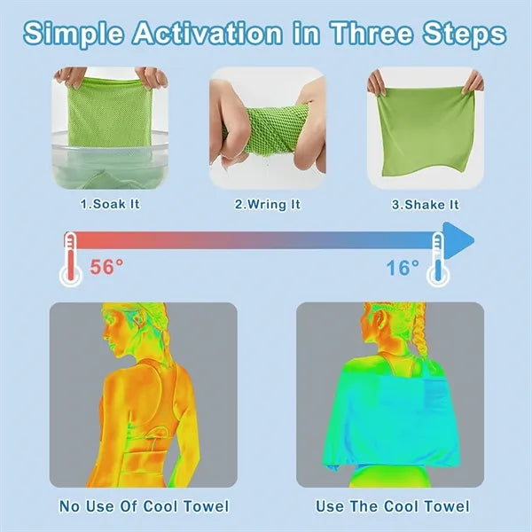 Microfiber Chilly Soft Breathable Gym Ice Towel