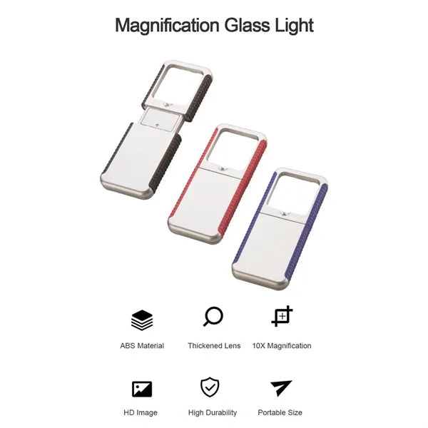 Hot Selling Convenience Magnifying Glass With Light