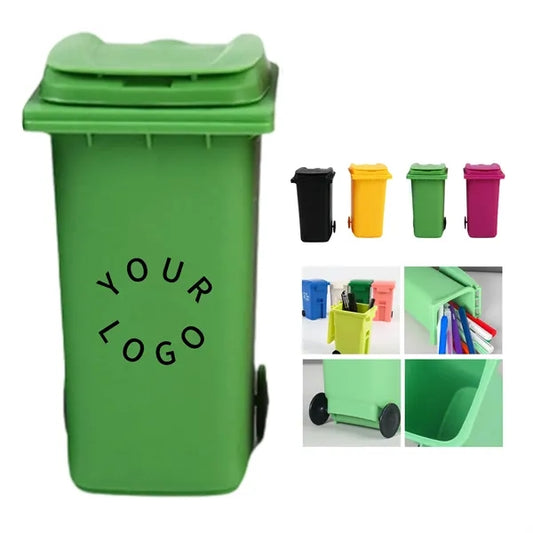 Pen Holder Trash Bin Plastic