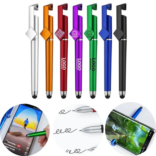 Ballpoint Pen with Stylus Tip Soft Touch Click