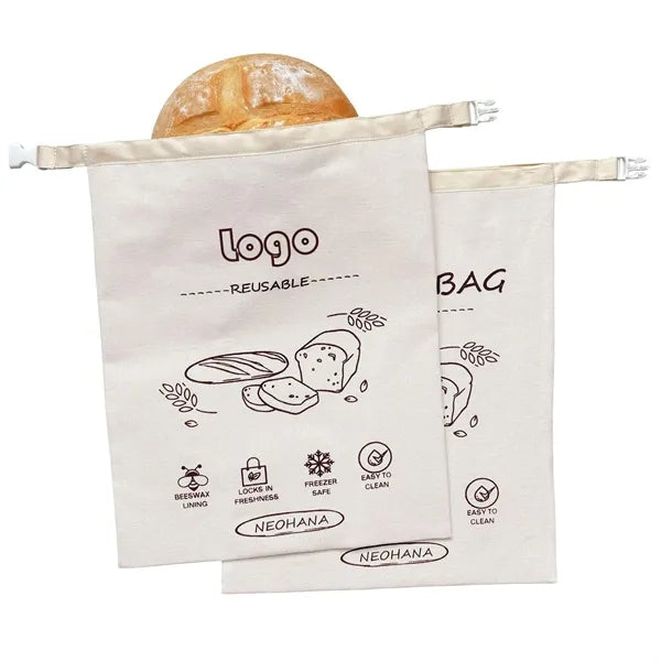 16.5'' Natural Food-grade Beeswax Bread Bags