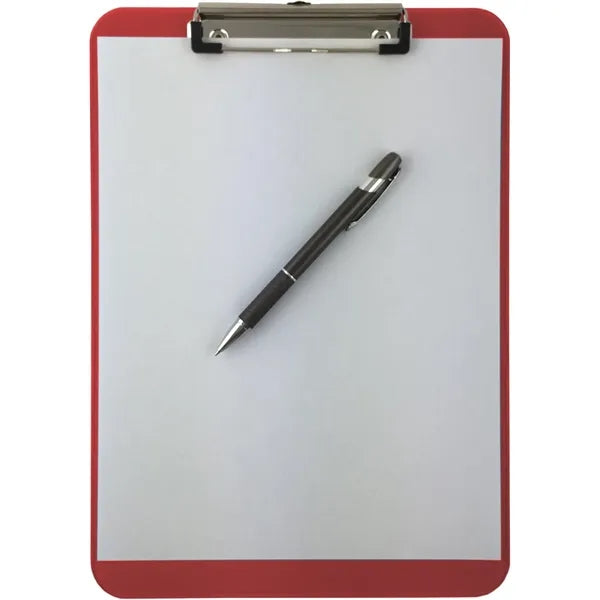 Colorful Transparent Clipboard with Metal Clip