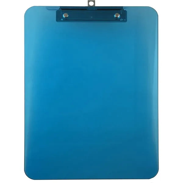 Colorful Transparent Clipboard with Metal Clip