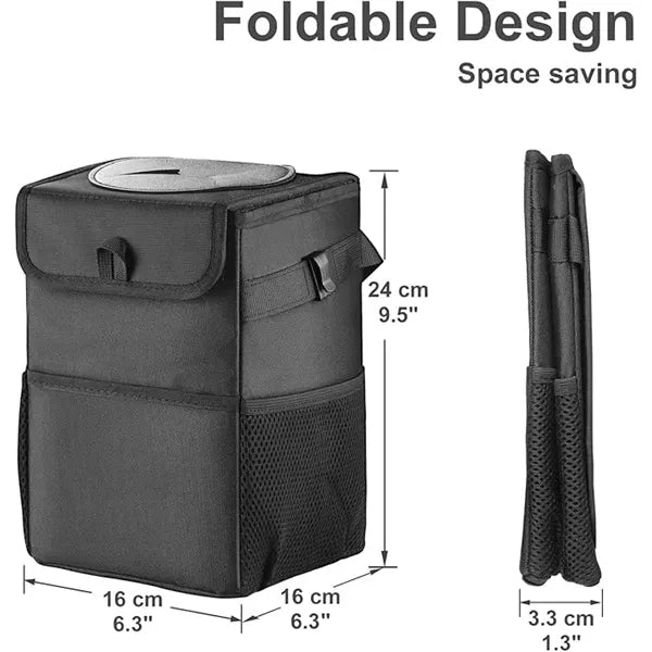 Car Trash Can with Lid