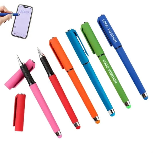 Colorful Plastic Gel Pen with Soft Stylus Tip