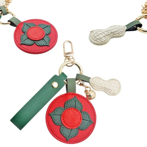 Creative Leather Keychain Bag Pendant