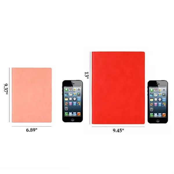 A4/A5 PU Leather Magnetic Portfolio Folder with Notepad