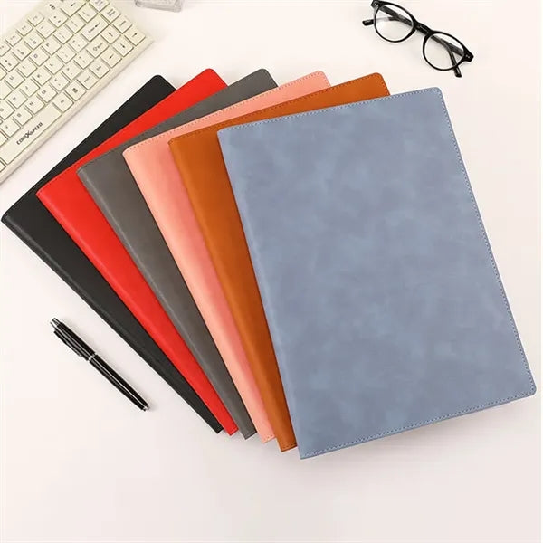 A4/A5 PU Leather Magnetic Portfolio Folder with Notepad