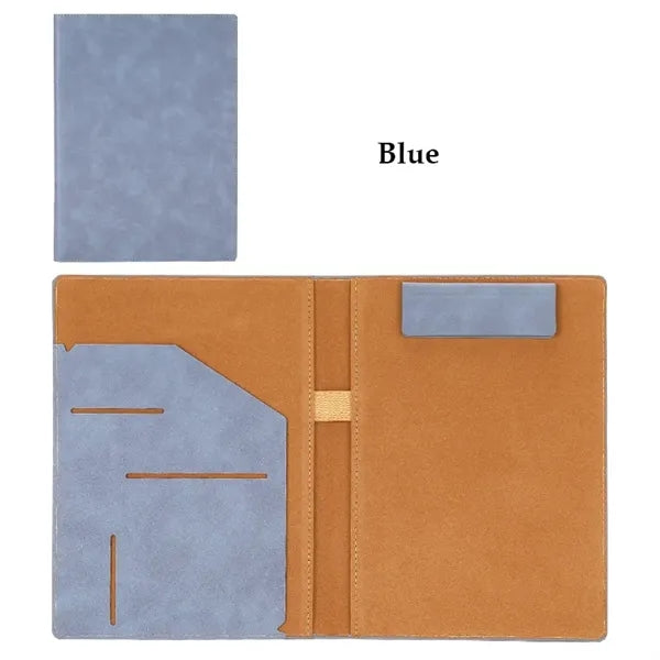 A4/A5 PU Leather Magnetic Portfolio Folder with Notepad