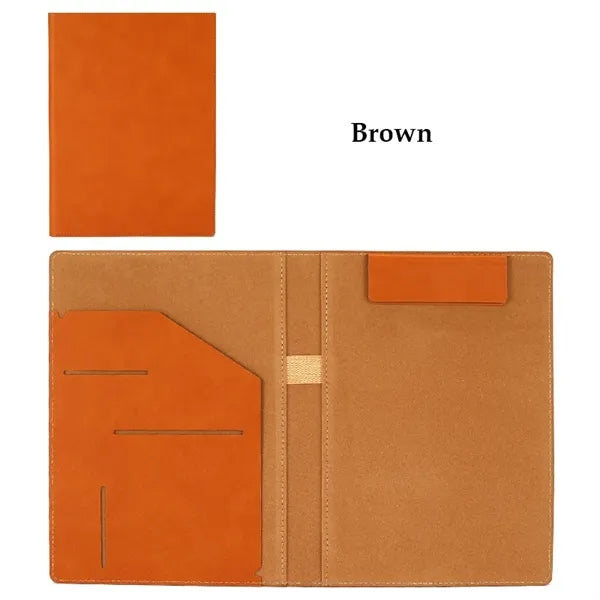A4/A5 PU Leather Magnetic Portfolio Folder with Notepad