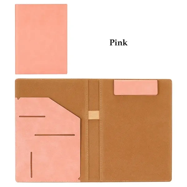 A4/A5 PU Leather Magnetic Portfolio Folder with Notepad