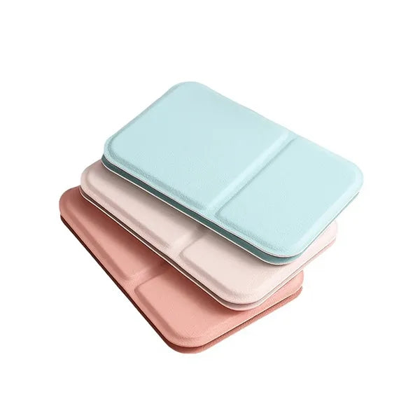 Portable Handheld Rectangle Folding Desktop Makeup Mirror