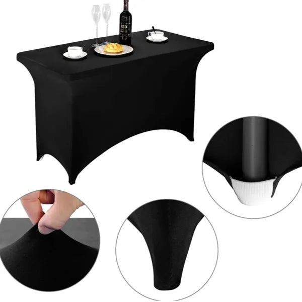 Spandex Tablecloth 6FT Stretch Table Cover