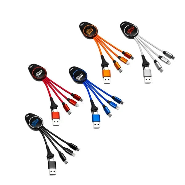 Light-Up 5-in-1 Charging Cable