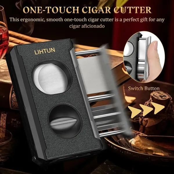 Cigar Cutter Guillotine 4 in 1