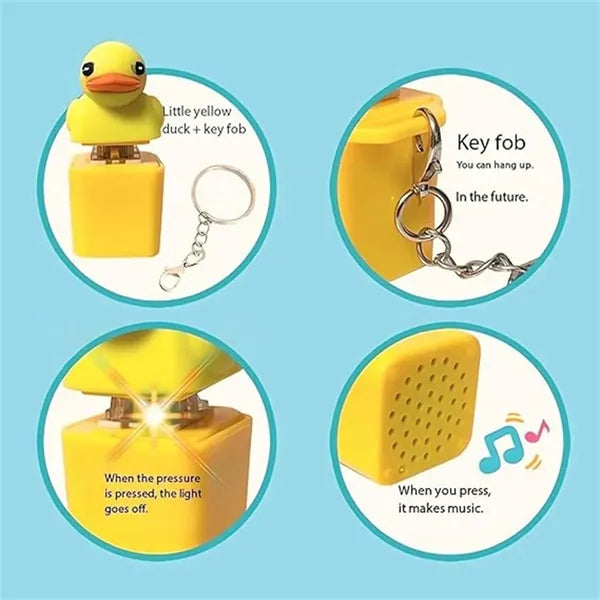Duckies Quacking Keychain